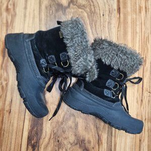 Khombu Leather & Rubber Snow Boots, Sz 9